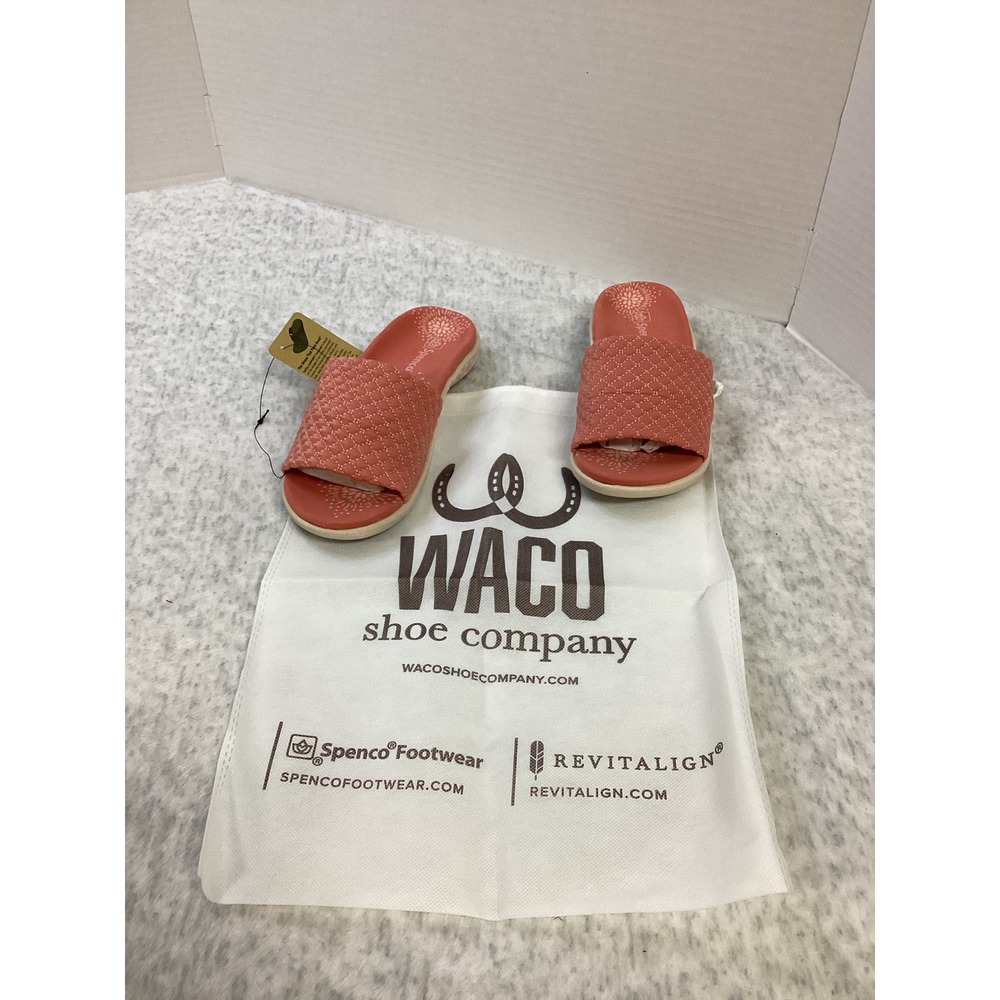 Spenco Hanna Women 6.5D Terra Cotta Quilted Slide‎ Sandals SP1148TEC065W